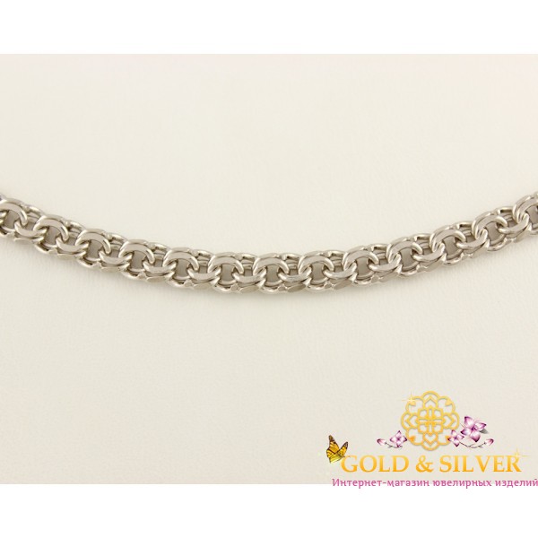 Серебряная цепь Бисмарк 55 сантиметров. 888039с , Gold & Silver Gold & Silver, Украина